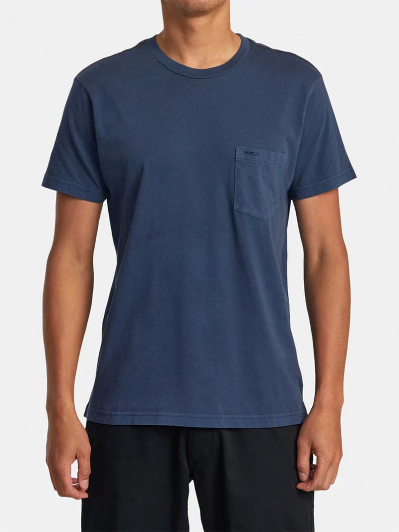 Polera-Manga-Corta-Hombre-PTC2-Pigment-Azul-RVCA