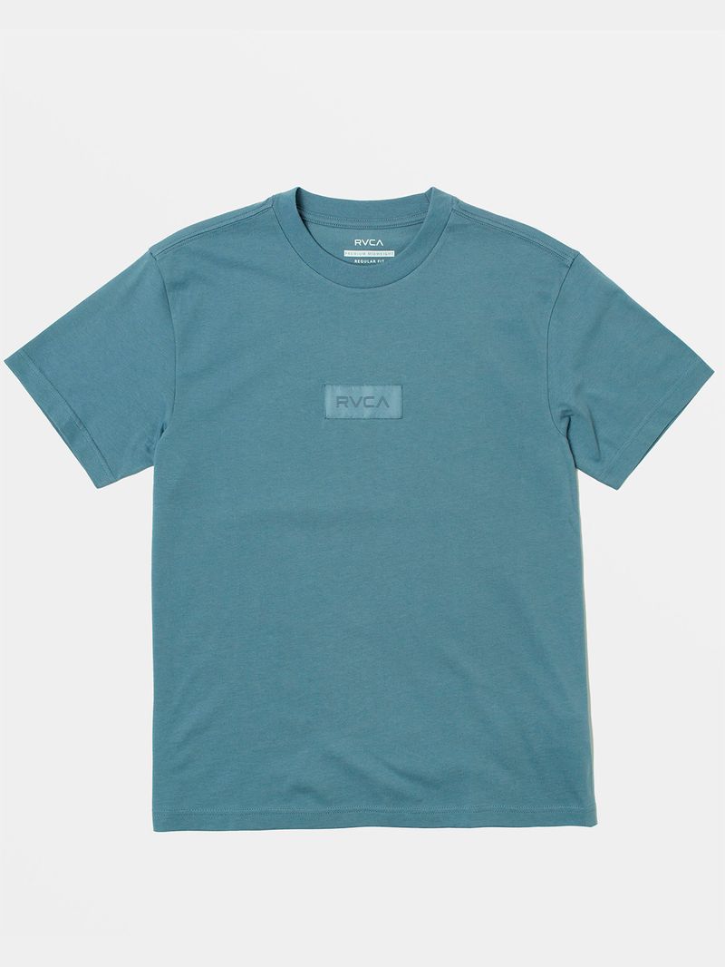 Polera Manga Larga Hombre Big Label Azul RVCA