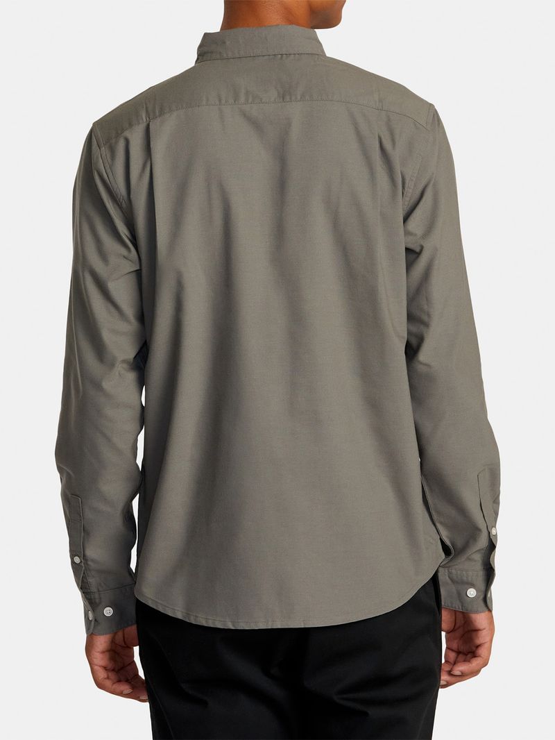 Camisa-Manga-Larga-Hombre-That-ll-Do-Stretch-Gris-RVCA