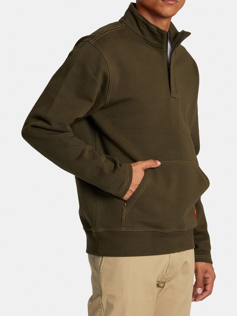 Poleron Hombre Chainmail Pullover Café RVCA