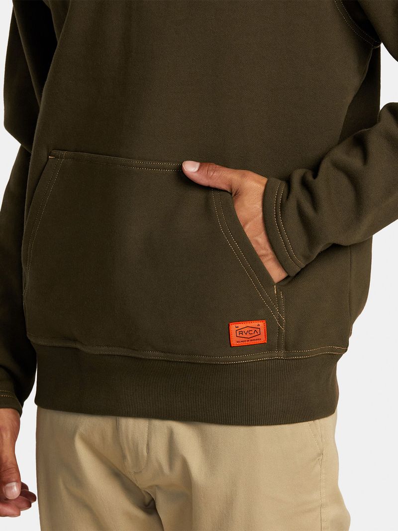 Poleron Hombre Chainmail Pullover Café RVCA