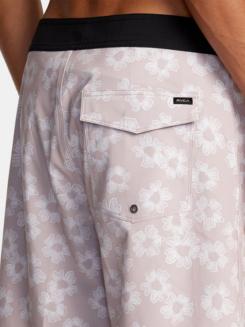 Traje de Baño Hombre VA Pigment Trunk Blanco RVCA