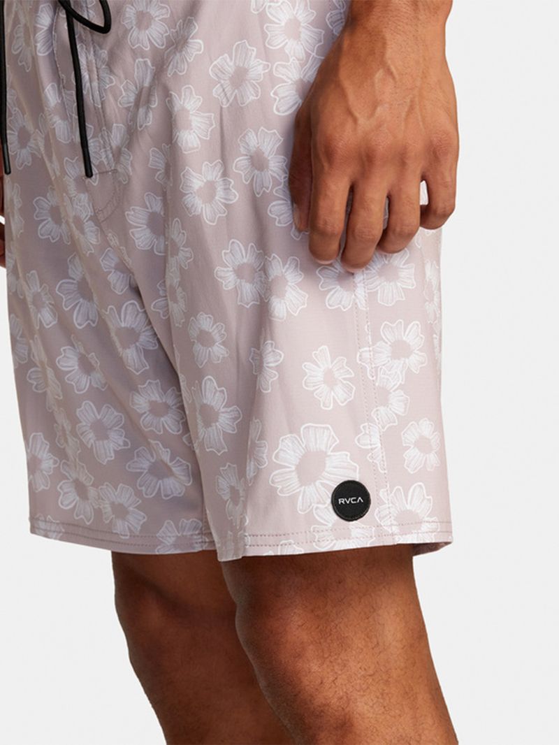 Traje de Baño Hombre VA Pigment Trunk Blanco RVCA