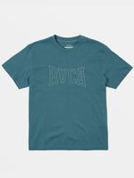 Polera Manga Corta Hombre Stitch Azul RVCA