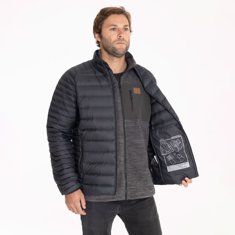 Parka Hombre Ridgevent Thermo Jacket Negro Merrell