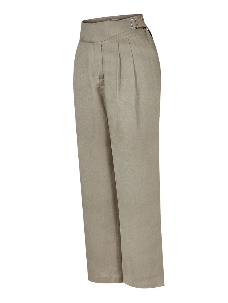 Pantalon-Lino-Organico-Mujer-Ava-Verde-Rockford