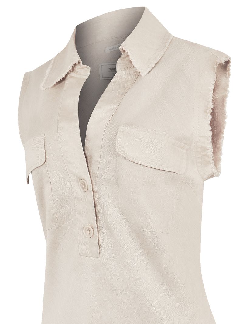 Vestido-Lino-Organico-Mujer-Moai-Beige-Rockford