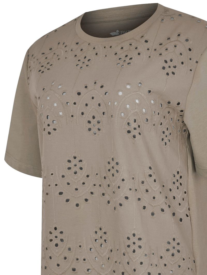 Polera Algodón Orgánico Mujer Lates Verde Rockford