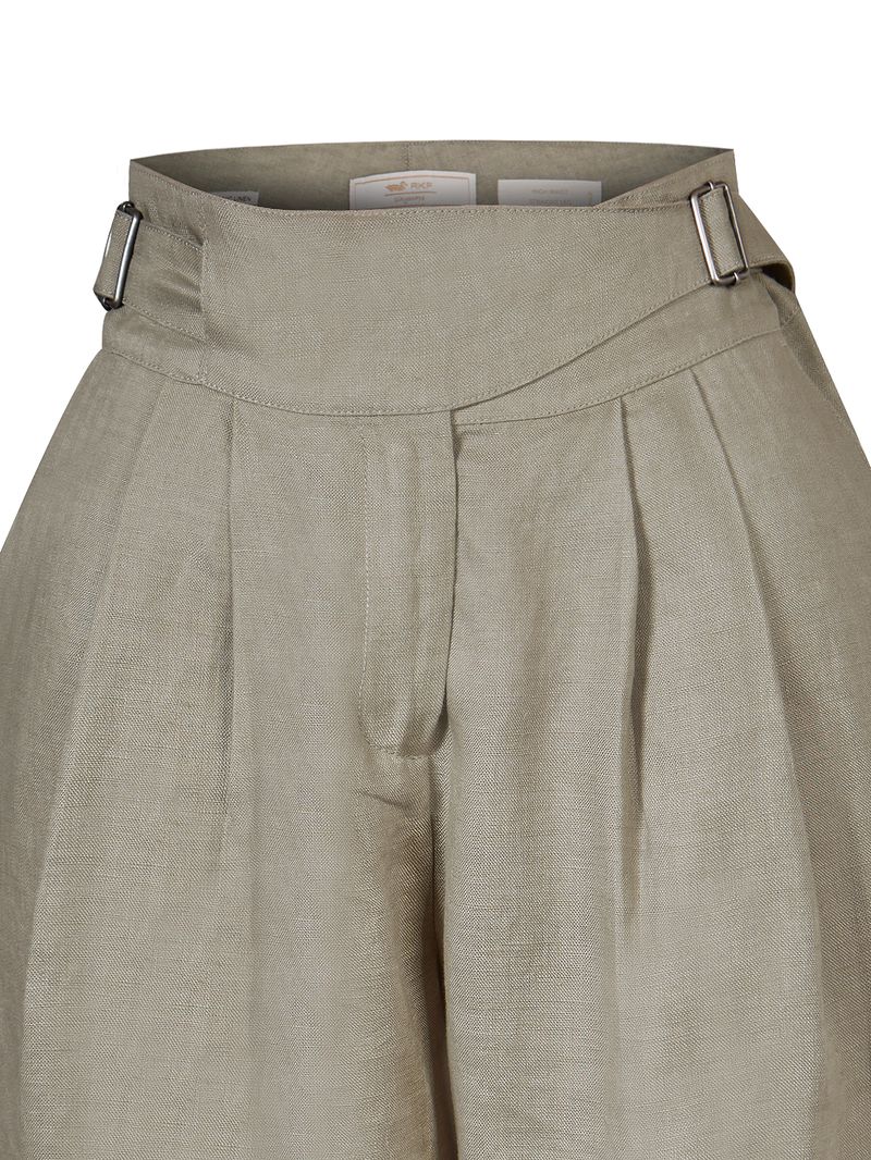 Pantalon-Lino-Organico-Mujer-Ava-Verde-Rockford