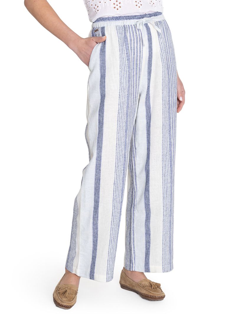 Pantalón Algodón Orgánico Mujer Kien Azul Rockford