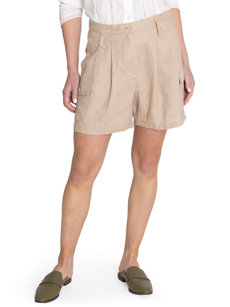 Short-Lino-Organico-Mujer-Rout-Verde-Rockford