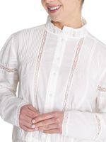 Blusa Algodón Orgánico Mujer Creta Blanco Rockford