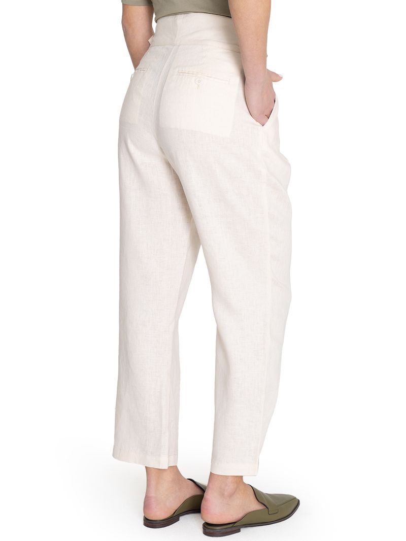 Pantalon-Lino-Organico-Mujer-Ava-Beige-Rockford