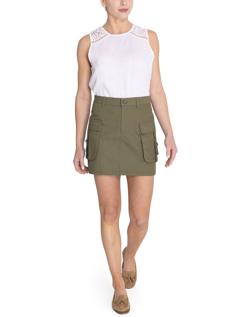 Falda-Algodon-Organico-Mujer-Sandal-Verde-Rockford