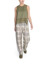 Blusa Lino Orgánico Mujer Mele Verde Rockford