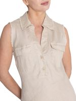 Vestido-Lino-Organico-Mujer-Moai-Beige-Rockford