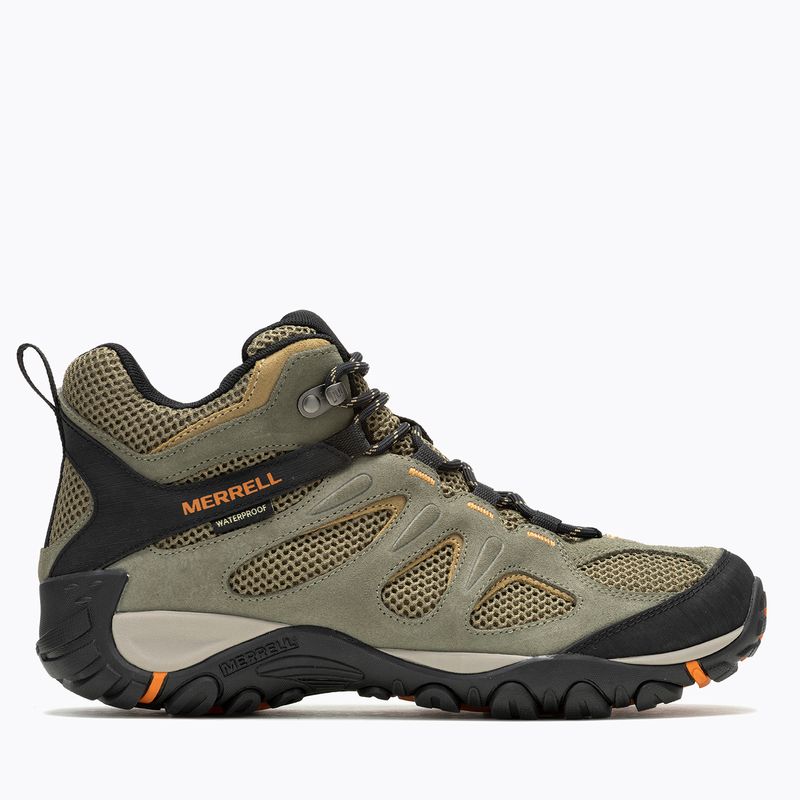 Botin-Hombre-Yokota-2-Mid-Oliva-Waterproof-Merrell