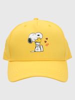 Gorro-Algodon-Unisex-Cap-Snoopy-Hug-Amarillo