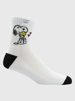 Calcetin-Algodon-Hombre-Hph-Snoopy-Hug-Blanco