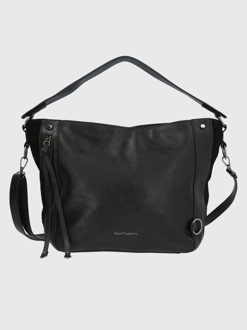 Cartera-Ecocuero-Mujer-Lovell-Hobo-Negro-Hush-Puppies