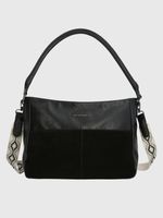 Cartera Ecocuero Mujer Laddler Bag Negro Hush Puppies