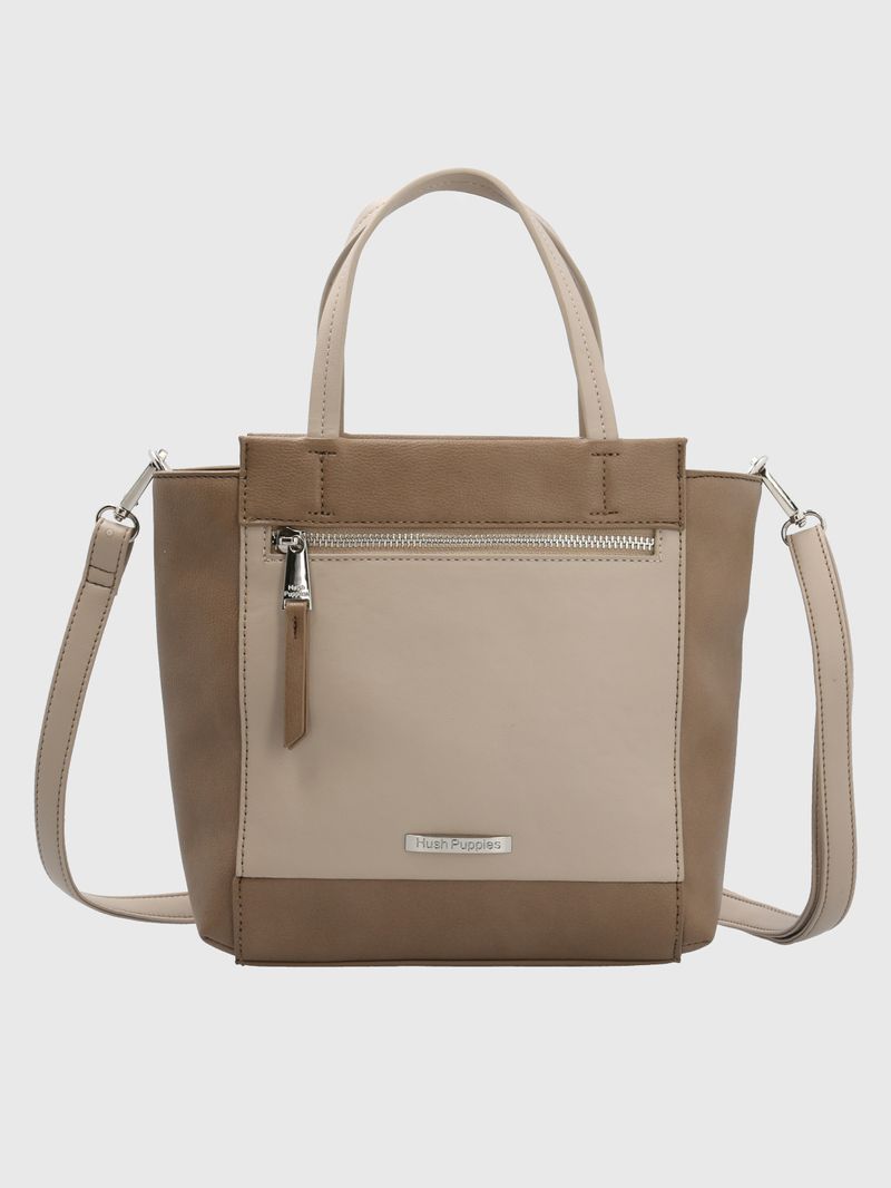 Cartera Ecocuero Mujer Bagley Cross Café Hush Puppies