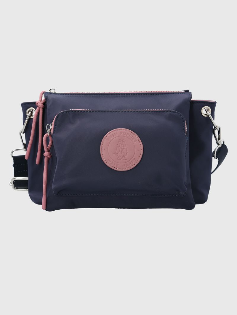 Cartera Ecocuero Mujer Roger Cross Azul Hush Puppies