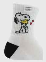 Calcetin-Algodon-Hombre-Hph-Snoopy-Hug-Blanco