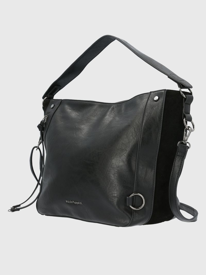 Cartera-Ecocuero-Mujer-Lovell-Hobo-Negro-Hush-Puppies