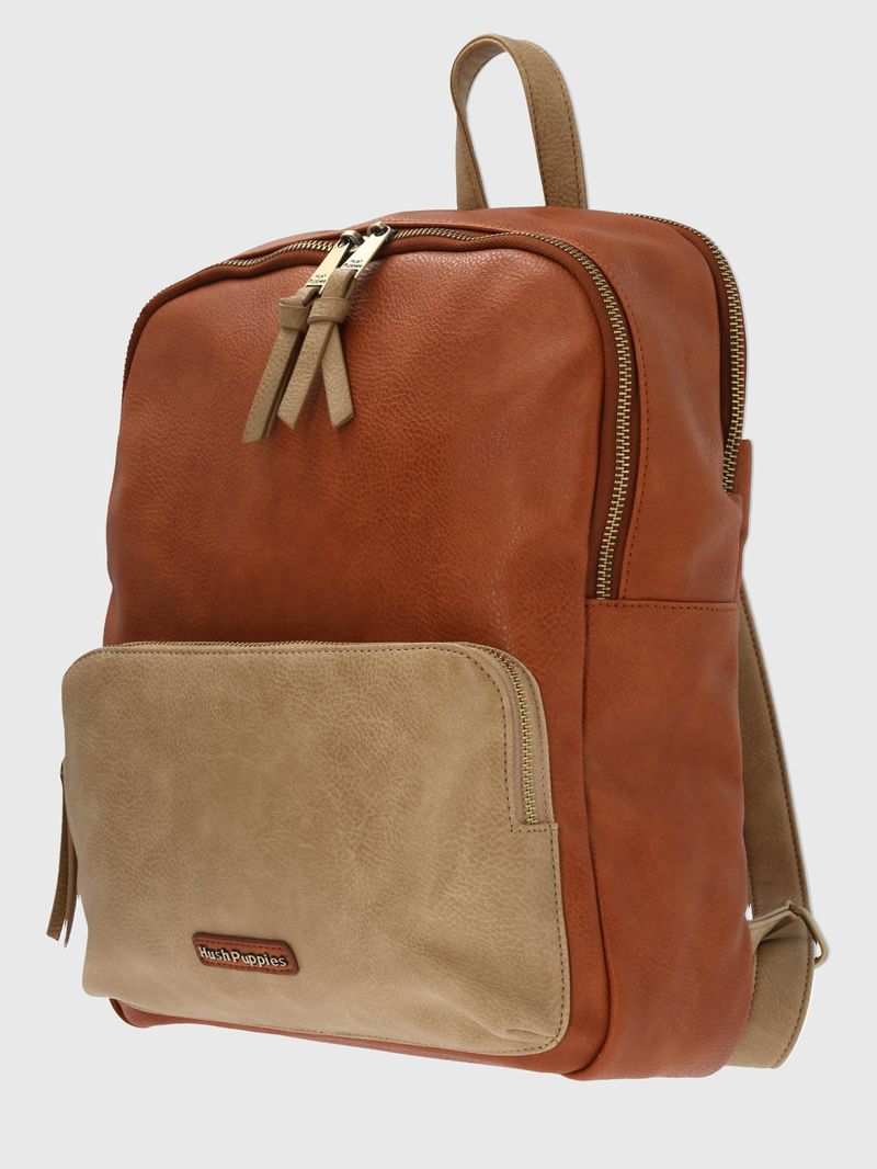 Mochila-Ecocuero-Mujer-Cooper-Back-Cafe-Hush-Puppies