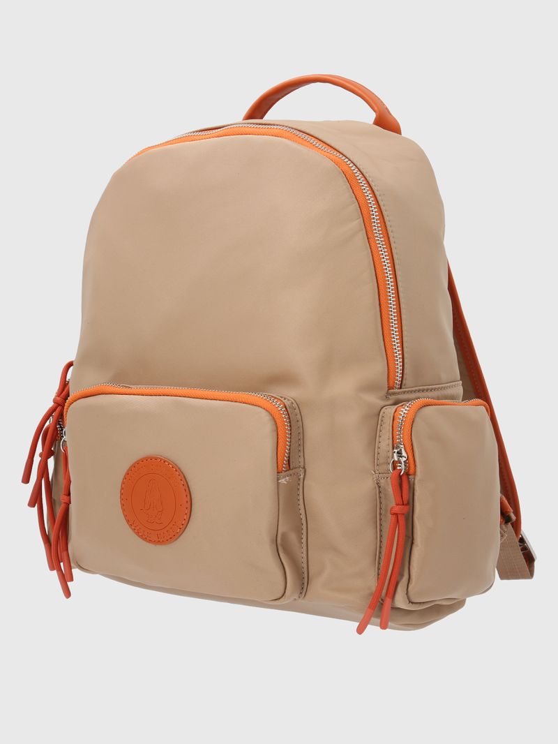 Mochila-Ecocuero-Mujer-Randall-Back-Beige-Hush-Puppies