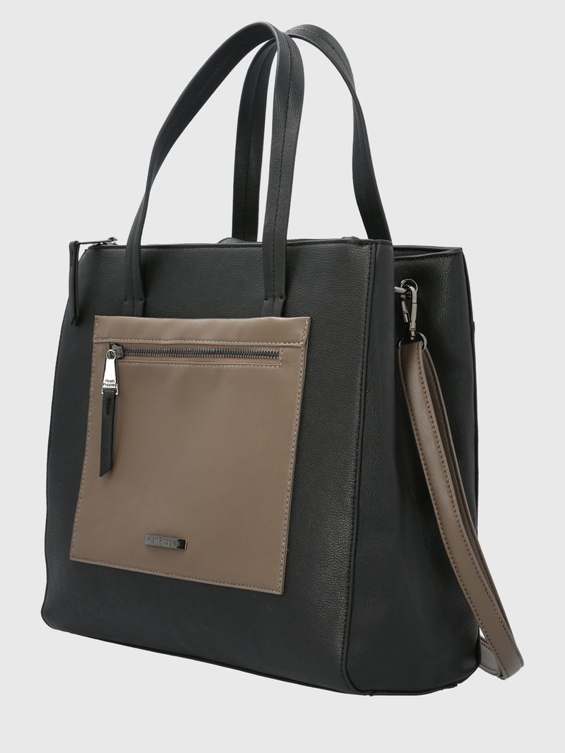 Cartera-Ecocuero-Mujer-Barker-Tote-Negro-Hush-Puppies
