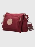 Cartera-Ecocuero-Mujer-Roger-Cross-Rojo-Hush-Puppies