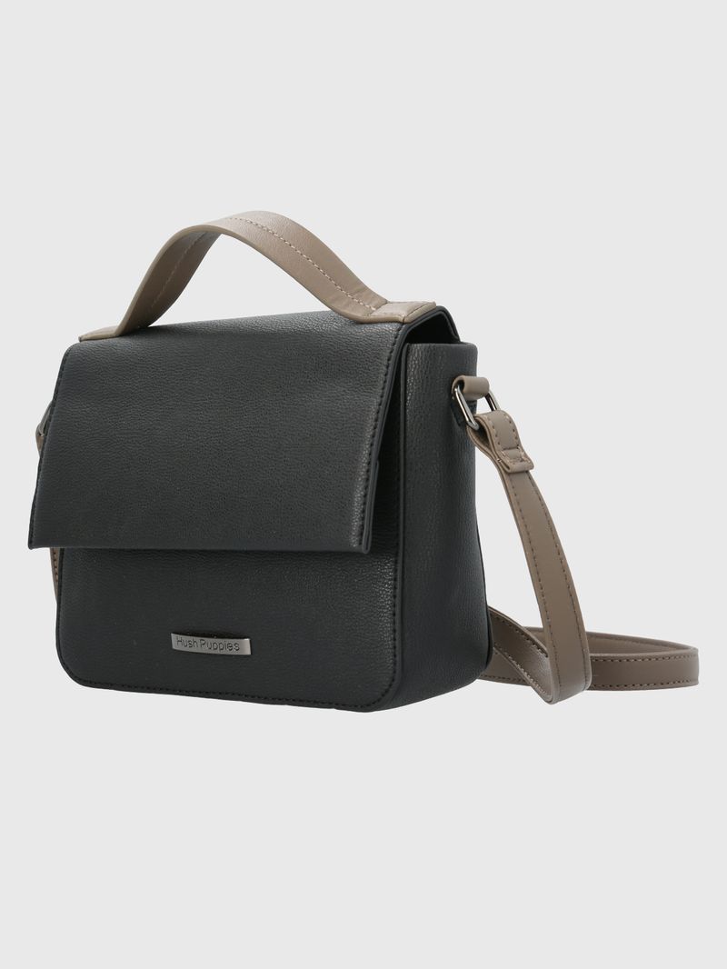 Cartera-Ecocuero-Mujer-Brighty-Cross-Negro-Hush-Puppies