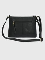 Cartera Ecocuero Mujer Dunn Cross Negro Hush Puppies