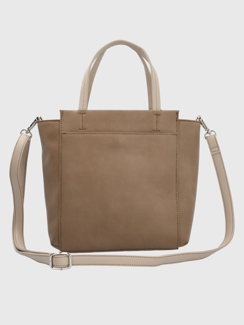 Cartera Ecocuero Mujer Bagley Cross Café Hush Puppies