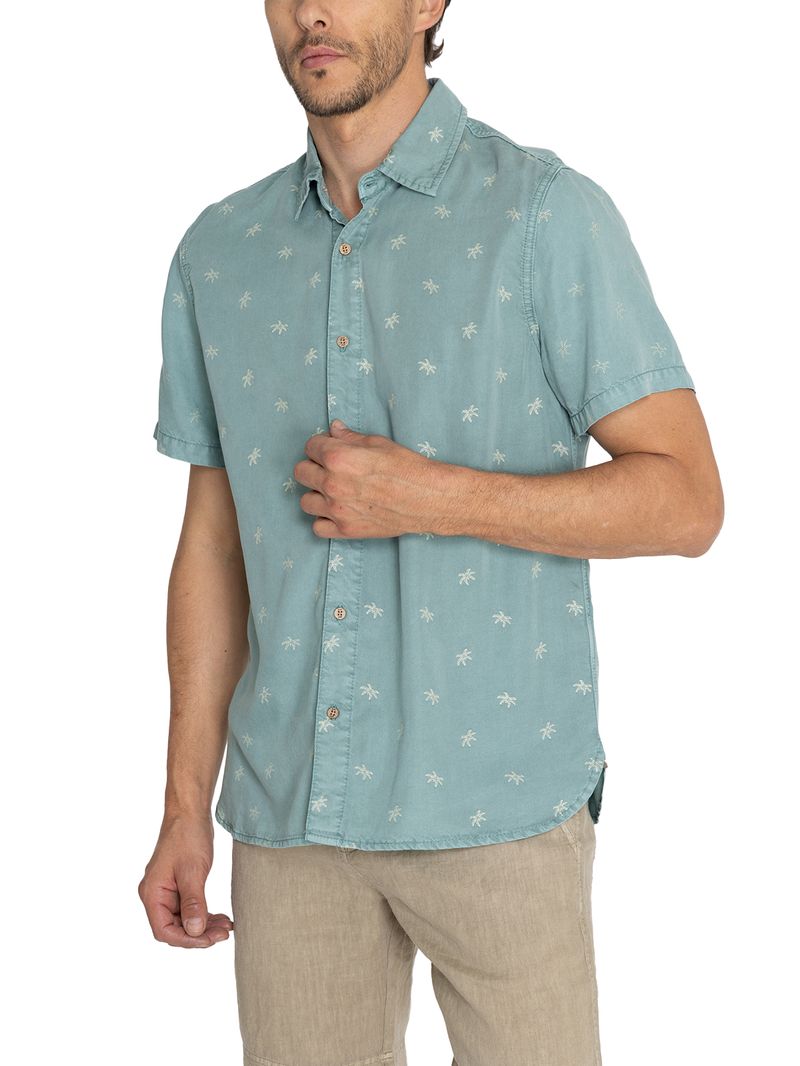 Camisa-Tencel-Hombre-Tencelprint-Verde-Rockford