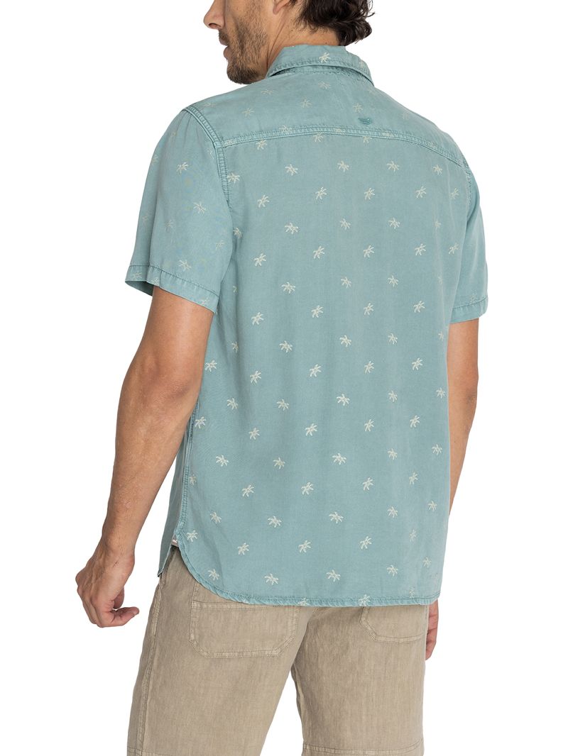Camisa-Tencel-Hombre-Tencelprint-Verde-Rockford