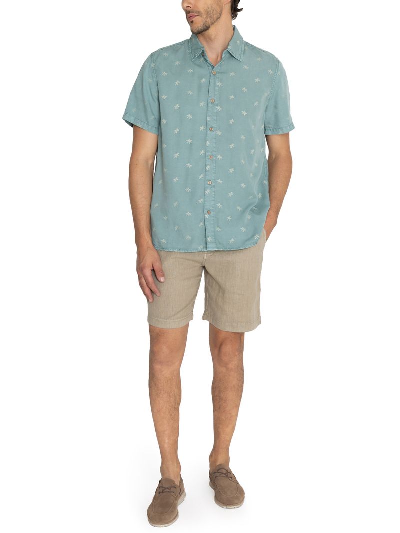 Camisa-Tencel-Hombre-Tencelprint-Verde-Rockford