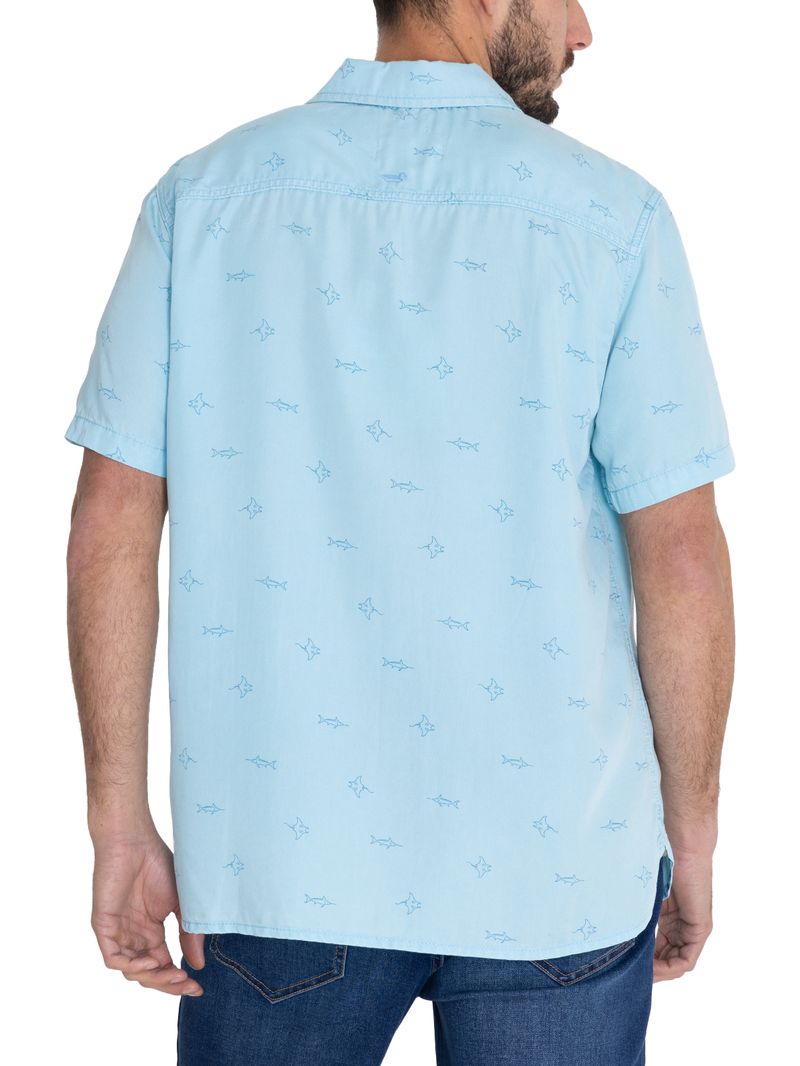Camisa-Tencel-Hombre-Tencelprint-Azul-Rockford
