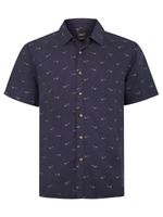 Camisa-Tencel-Hombre-Tencelprint-Marino-Rockford