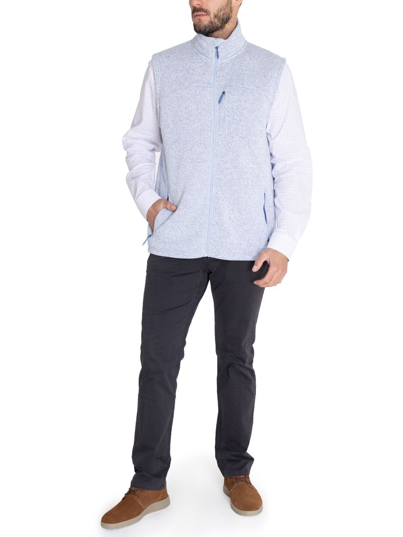 Polar Sin Mangas Fibras Recicladas Hombre York Azul Rockford