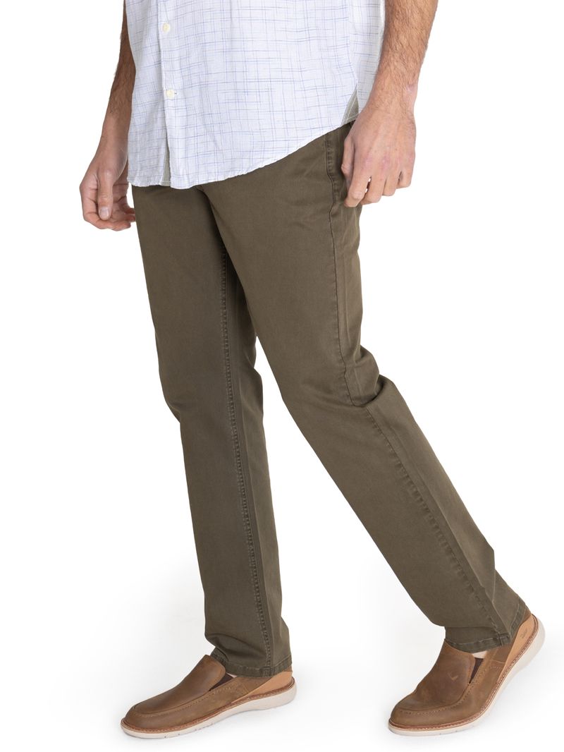 Pantalon-Natural-Flex-Hombre-Five-Verde-Oscuro-Rockford