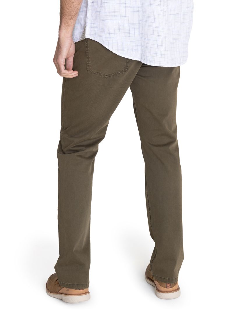 Pantalon-Natural-Flex-Hombre-Five-Verde-Oscuro-Rockford