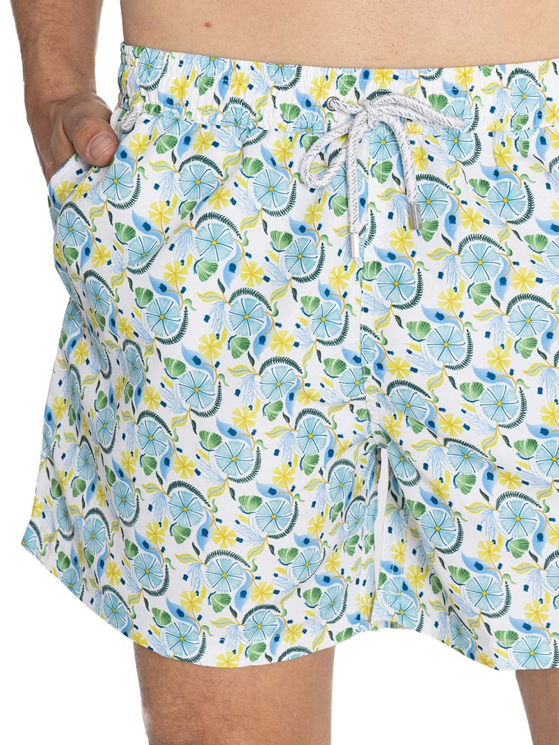 Traje De Baño Fibras Recicladas Hombre Izam Rosado Rockford