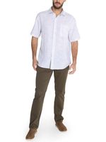 Camisa-Lino-Organico-Hombre-Marbled-Verde-Rockford