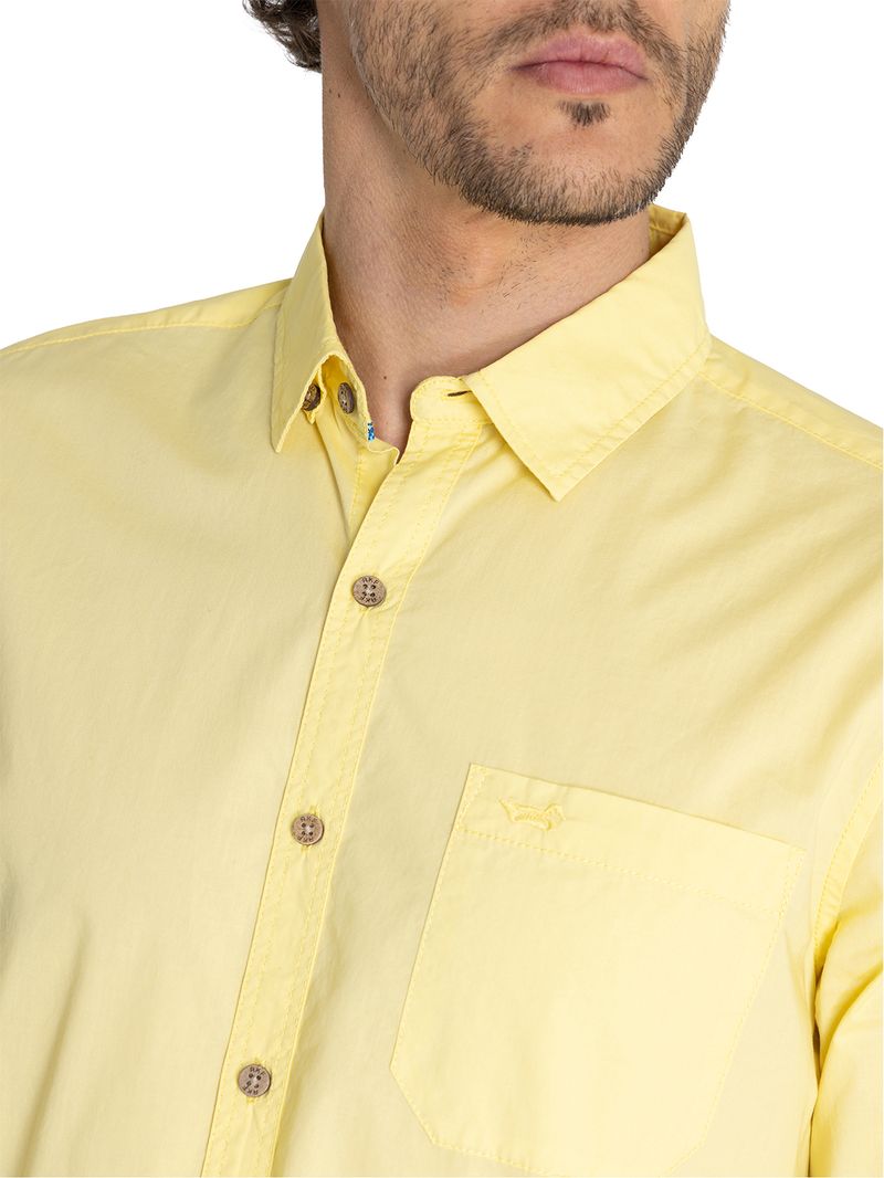 Camisa-Algodon-Organico-Hombre-Galiton-Amarillo-Rockford