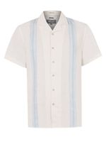 Camisa Lino Orgánico Hombre Bragastripe Beige Rockford