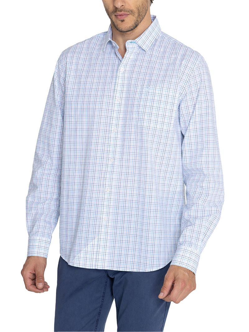 Camisa Algodón Orgánico Hombre Lighter Azul Rockford