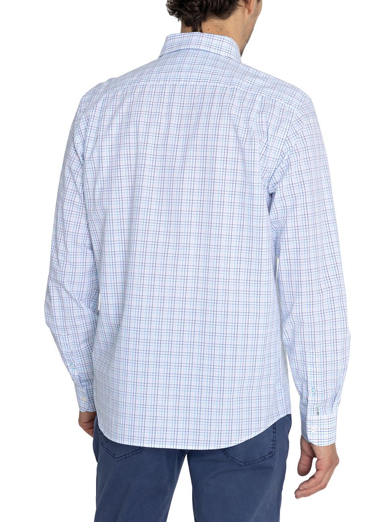 Camisa Algodón Orgánico Hombre Lighter Azul Rockford